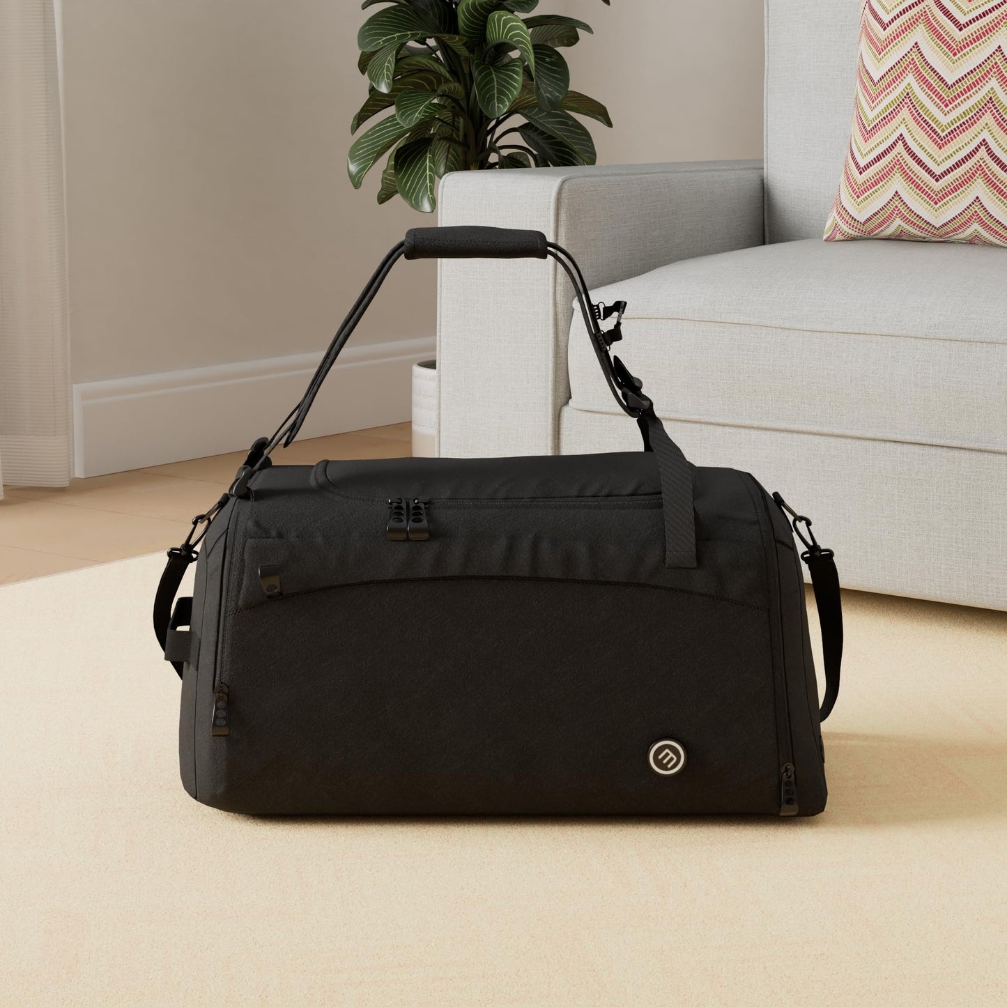 Спортна чанта, тренировъчна чанта с функция раница, отделение за обувки, отделение за мокри предмети | Пътна чанта 40/60 литра