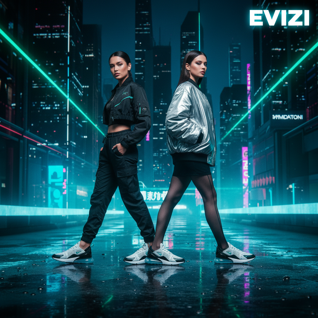 EVIZI – Side Profile Neon City